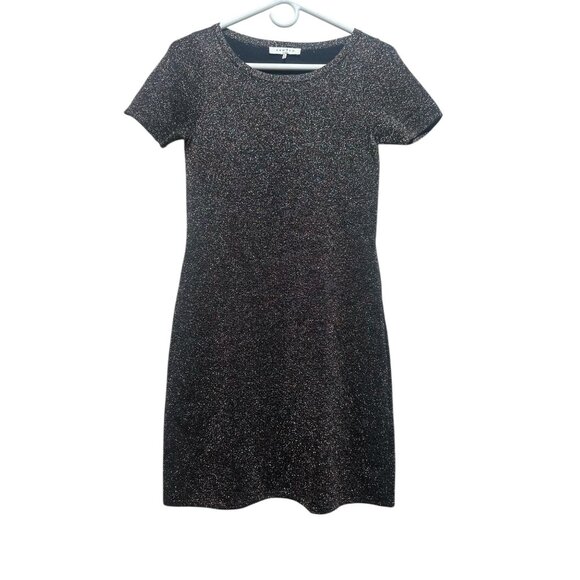 Sandro Riva Multicolored Metallic Mini Dress Women 1 Small Sparkles Party Preppy - Picture 1 of 10